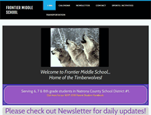 Tablet Screenshot of frontierms.com
